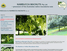 Tablet Screenshot of macnuts.com.au